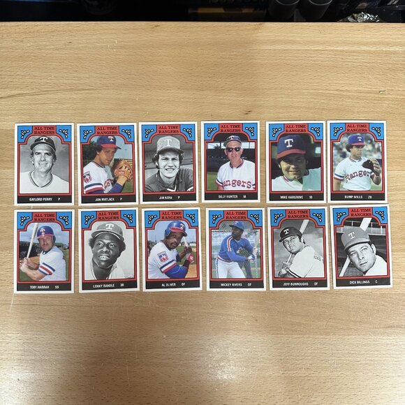 1986 Baseball TCMA ALL TIME RANGERS Team Set 1-12 - Picture 1 of 2